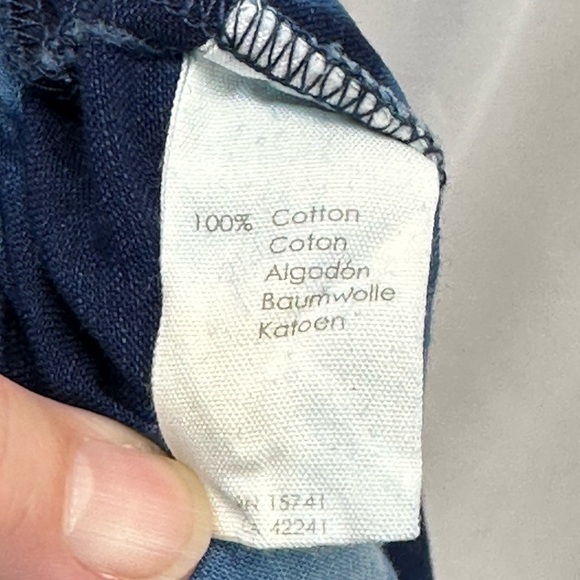 PJ Salvage Tie Dye 100% Cotton Raw Hem Lounge Pajama Sleep Pants - Navy - Small - Picture 9 of 10